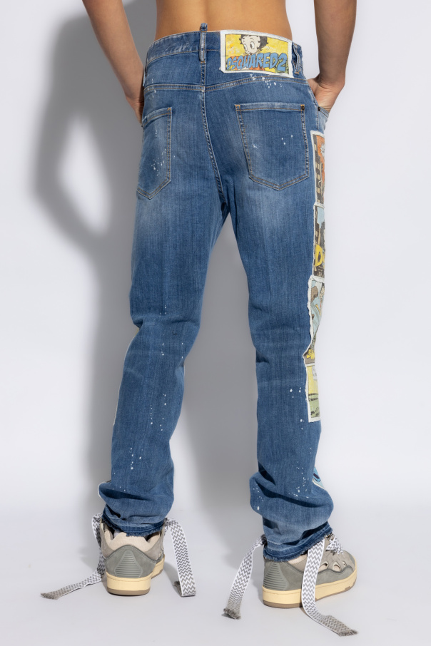 大人気★DSQUARED2 BETTY BOOP WASH 642 JEANS 新作コレクション【DSQUARED2】BETTY BOOP WASH 642 JEANS navy